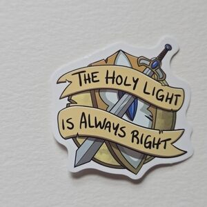 10/$10  Sword and Shield Design Sticker